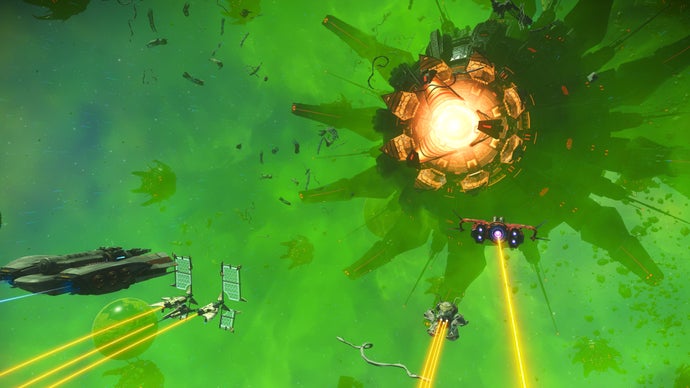 A No Man's Sky The Swarm frissítése galaxist megszálló, Helldivers 2-höz hasonló háborút hoz egy óriási gonosz robotszem ellen