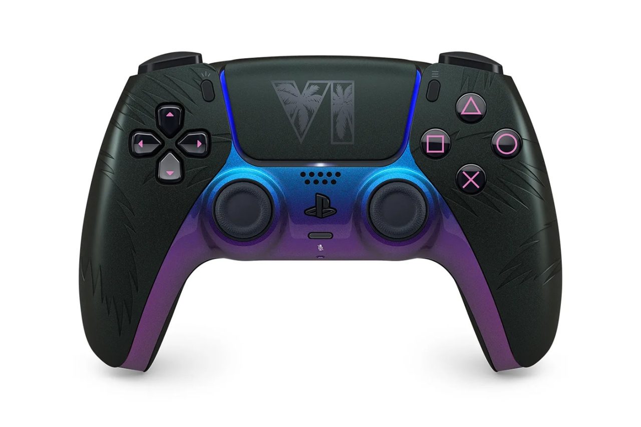 A Sony két új, Vice City naplementéjét idéző csillogású DualSense kontrollert leplezett le a Grand Theft Auto VI-hoz